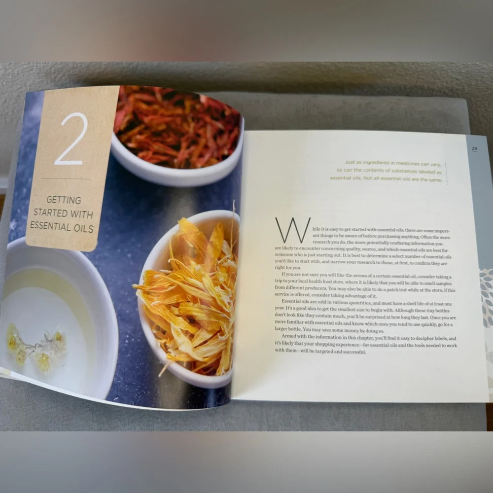 Essential Oils Natural Remedies A-to-Z Book - Picture 10 of 16